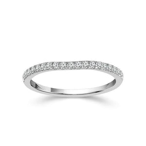 Diamond Band 0.2 ct tw Round 14k White Gold