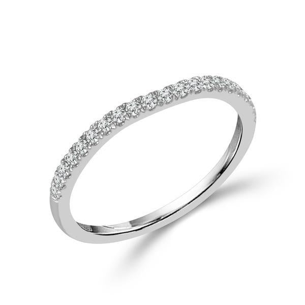 Diamond Band 0.2 ct tw Round 18k White Gold