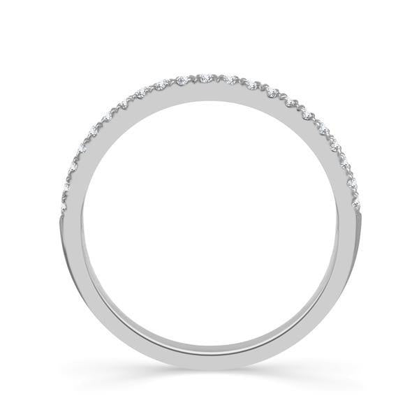 Diamond Band 0.2 ct tw Round 18k White Gold