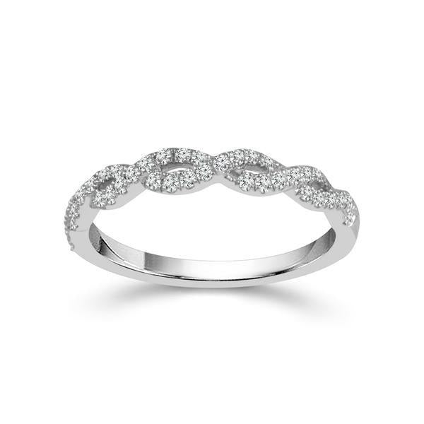 Diamond Band 0.33 ct tw Round 14k White Gold