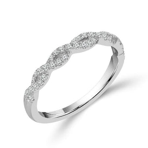 Diamond Band 0.33 ct tw Round 14k White Gold