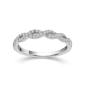 Diamond Band 0.33 ct tw Round 18k White Gold