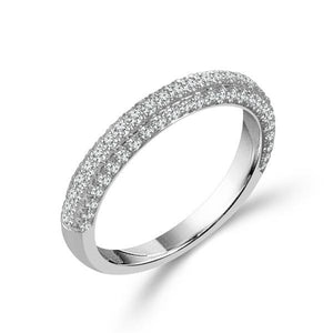 Diamond Band 0.63 ct tw Round 14k White Gold