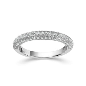 Diamond Band 0.63 ct tw Round 18k White Gold