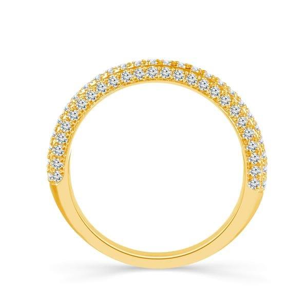 Diamond Band 0.63 ct tw Round 14k Yellow Gold