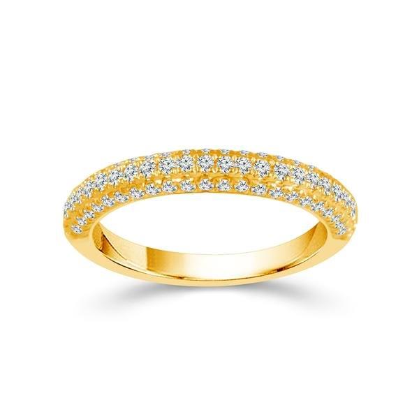 Diamond Band 0.63 ct tw Round 18k Yellow Gold