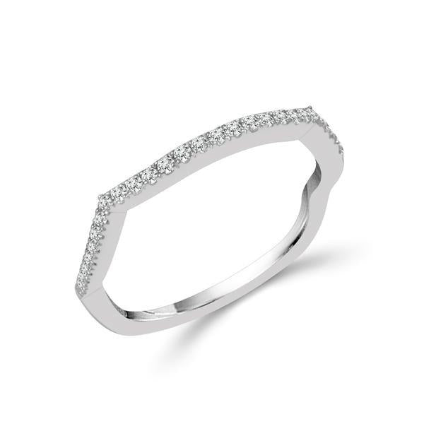 Diamond Band 0.16 ct tw Round 18k White Gold