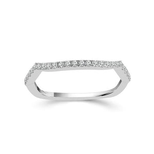 Diamond Band 0.16 ct tw Round 18k White Gold