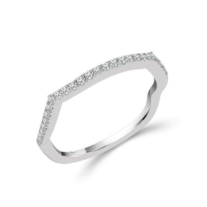 Diamond Band 0.16 ct tw Round 18k White Gold