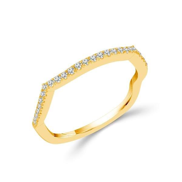 Diamond Band 0.16 ct tw Round 18k Yellow Gold