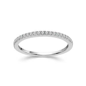 Diamond Band 0.25 ct tw Round 18k White Gold