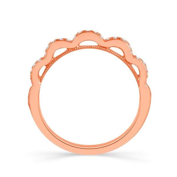 Diamond Band 0.2 ct tw Round 18k Rose Gold