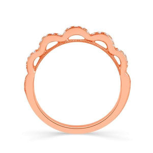 Diamond Band 0.2 ct tw Round 18k Rose Gold