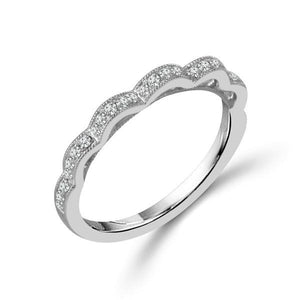 Diamond Band 0.2 ct tw Round 14k White Gold