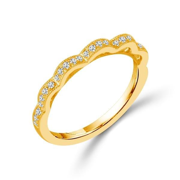 Diamond Band 0.2 ct tw Round 14k Yellow Gold