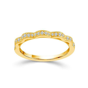 Diamond Band 0.2 ct tw Round 14k Yellow Gold