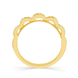 Diamond Band 0.2 ct tw Round 18k Yellow Gold