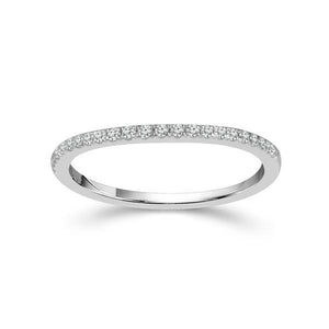 Diamond Band 0.16 ct tw Round 18k White Gold