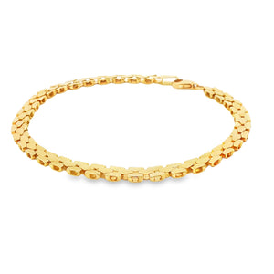 14K Yellow Gold Chain Link Bracelet