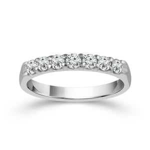 Diamond Band 1 ct tw Round 14k White Gold