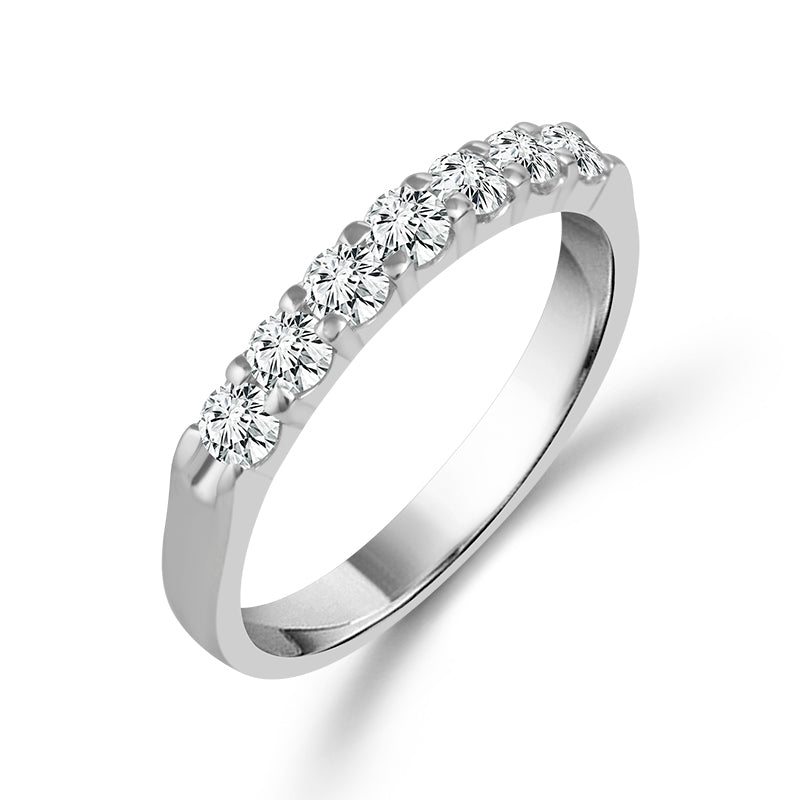 Diamond Band 1.50 ct tw Round 14k White Gold
