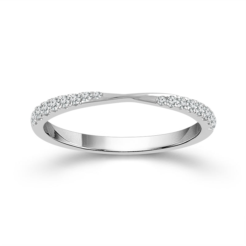 Diamond Band 0.5 ct tw Round 14k White Gold