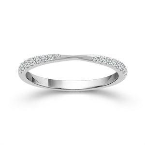 Diamond Band 0.5 ct tw Round 14k White Gold
