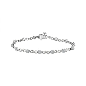 Diamond Bracelet 1 ct tw 10k Yellow Gold 10k White Gold