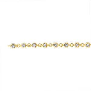 Diamond Bracelet 1 ct tw 10k Yellow Gold
