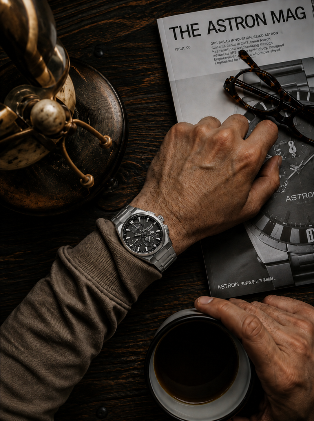 Seiko Astron Gps Solar Dual-Time Chronograph - SSH163 - image 5
