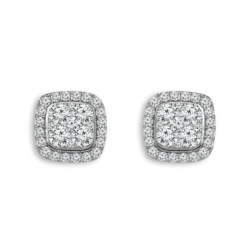 Diamond Fashion Earrings 0.50 ct tw 10k White Gold
