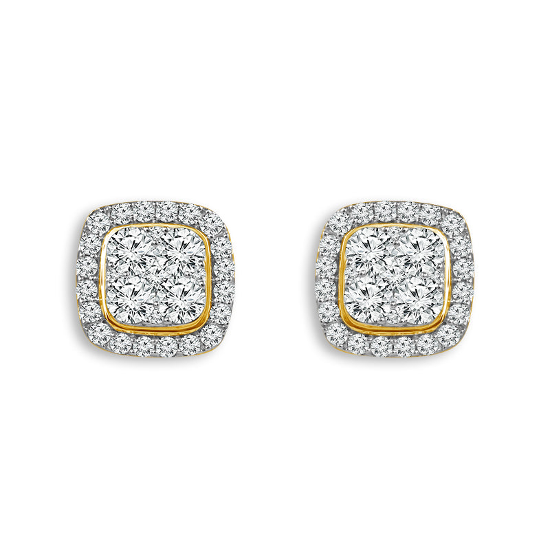 Diamond Fashion Earrings 0.50 ct tw 10k White Gold