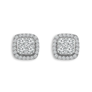 Diamond Fashion Earrings 0.50 ct tw 10k White Gold