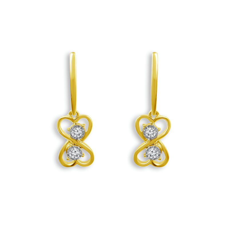 Diamond Fashion Earring 0.10 ct tw 14k Yellow Gold