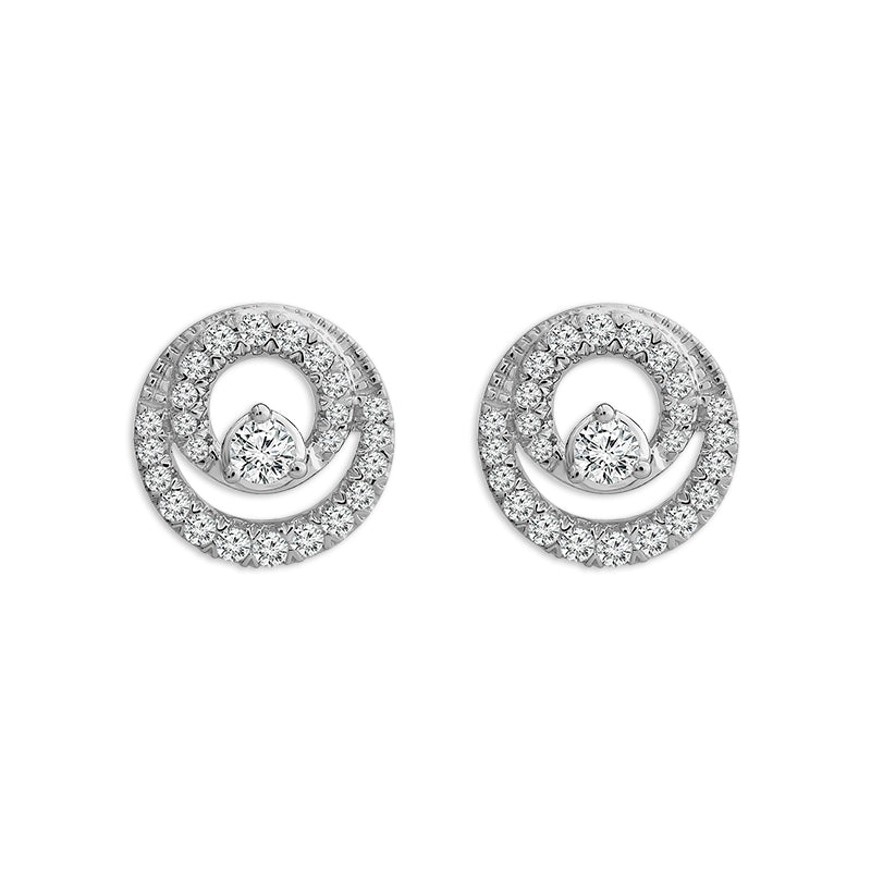 Diamond Fashion Earring 0.50 ct tw 10k White Gold