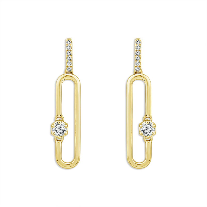 Diamond Fashion Earrings 0.40 ct tw 10k White Gold
