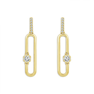 Diamond Fashion Earrings 0.40 ct tw 10k White Gold