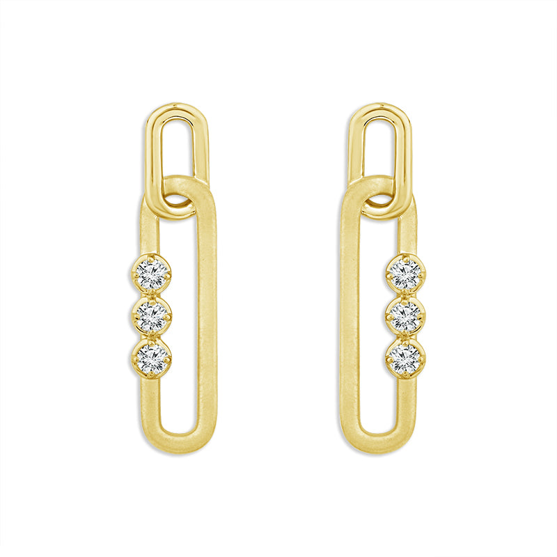 Diamond Fashion Earrings 0.50 ct tw 10k Yellow Gold