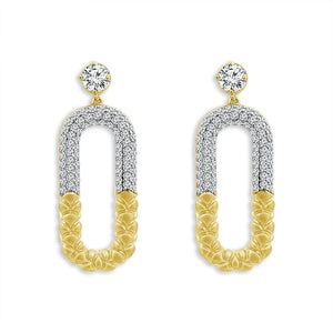 Diamond Fashion Earrings 1 ct tw 10k Yellow Gold