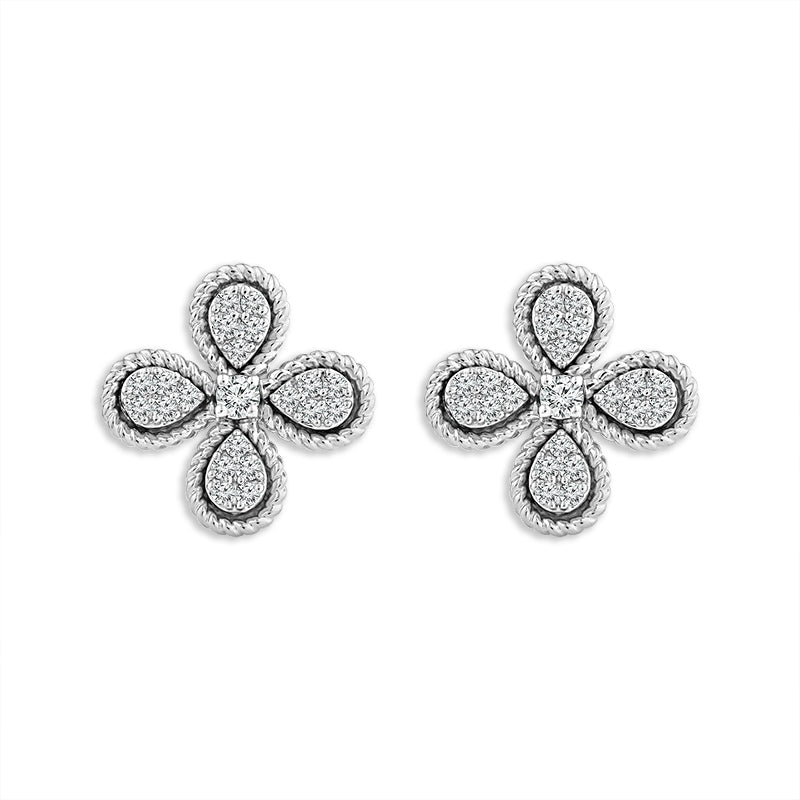 Diamond Fashion Earrings 0.25 ct tw 10k Yellow Gold