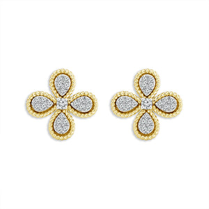 Diamond Fashion Earrings 0.25 ct tw 10k Yellow Gold