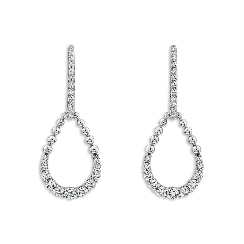 Diamond Fashion Earrings 0.63 ct tw 10k Yellow Gold