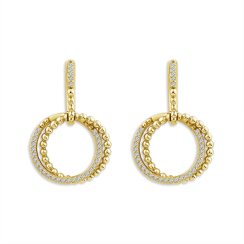 Diamond Fashion Earrings 0.33 ct tw 10k Yellow Gold