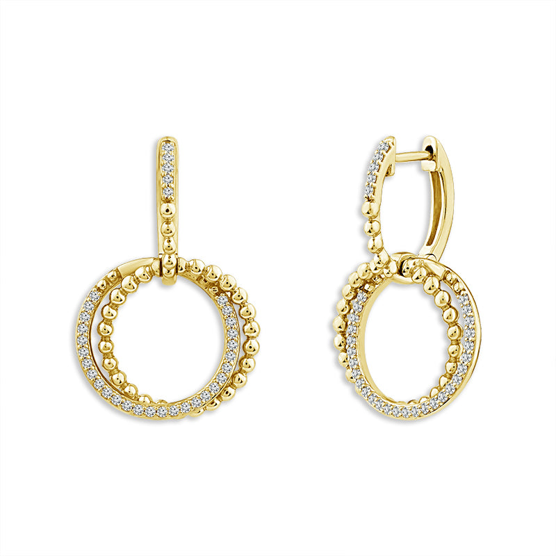 Diamond Fashion Earrings 0.33 ct tw 10k Yellow Gold