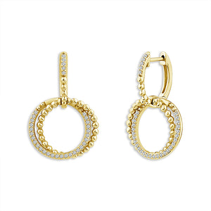 Diamond Fashion Earrings 0.33 ct tw 10k Yellow Gold
