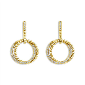 Diamond Fashion Earrings 0.33 ct tw 10k Yellow Gold