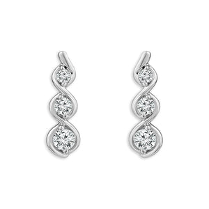 Diamond Fashion Earrings 0.40 ct tw 10k Yellow Gold