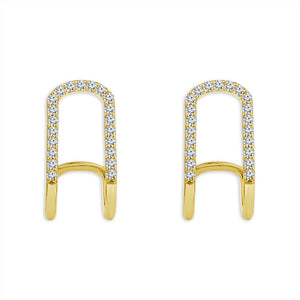 Diamond Fashion Earrings 0.25 ct tw 10k Yellow Gold