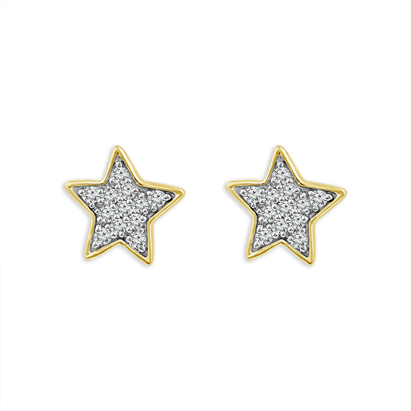 Diamond Fashion Earrings 0.17 ct tw 10k Yellow Gold