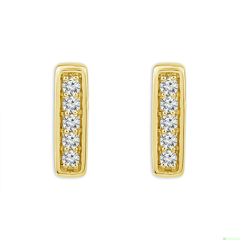 Diamond Fashion Earrings 0.10 ct tw 10k Yellow Gold